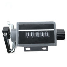 Metal + Digit de plástico resetable Mechanical Pulling Count Counter